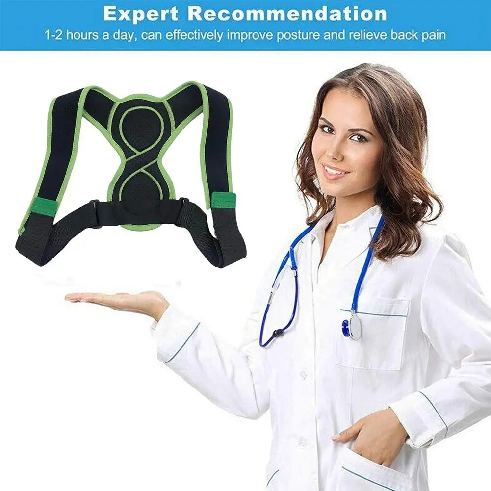 8 Shaped Posture Corrector For Kids Adults Women Men Adjustable & Breathable Upper Back Brace Support Clavicle Back Straigh Y2I8