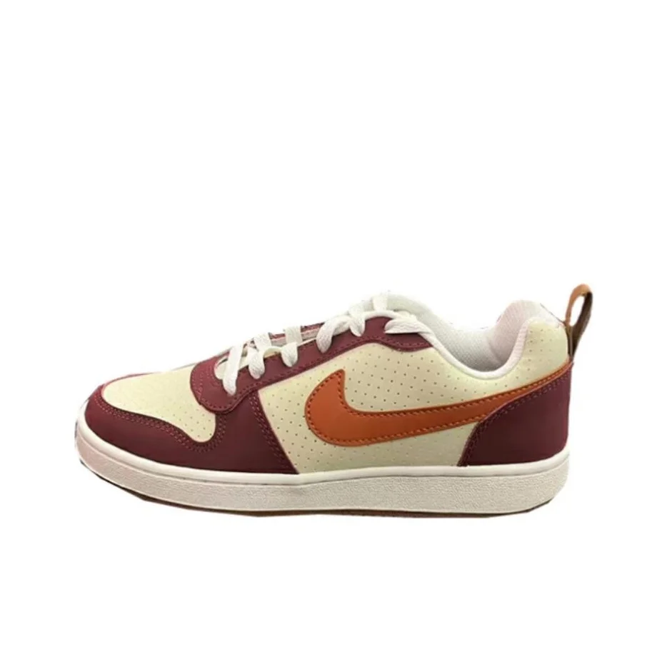 nike-court-borough-slip-resistant-abrasion-resistant-low-top-skateboard-shoes-women's-yellow-red-ib4695-221