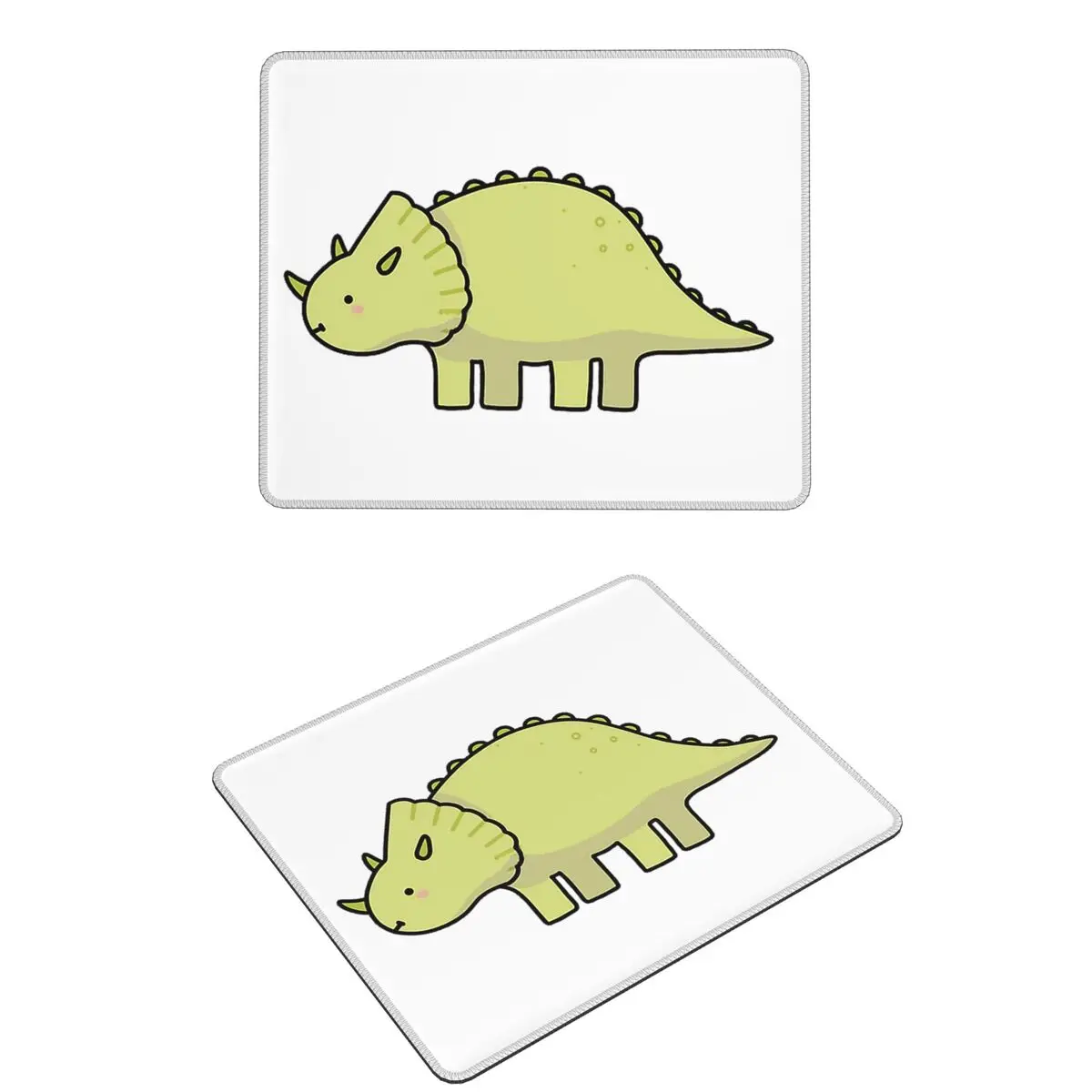 

Little Dino Triceratops Dinosaur Illustration Mouse Pad Computer Keyboard Mouse Mat Gaming PC Desk Mat Office Table Mats