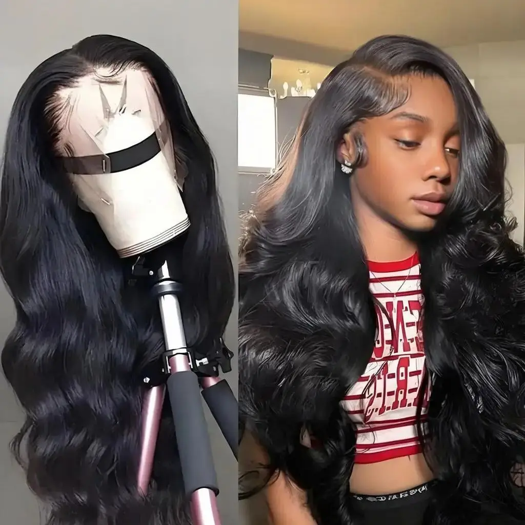 

250 Density Body Wave Lace Front Wigs Human Hair Transparent 13x6 13x4 HD Lace Frontal Wigs for Women 360 Full With Baby Hair