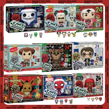 Pokemon Advent Calendar Pikachu Spiderman Star Harry Potter Jack Freddy Wars New Year Countdown Calendars Merry Christmas Gifts
