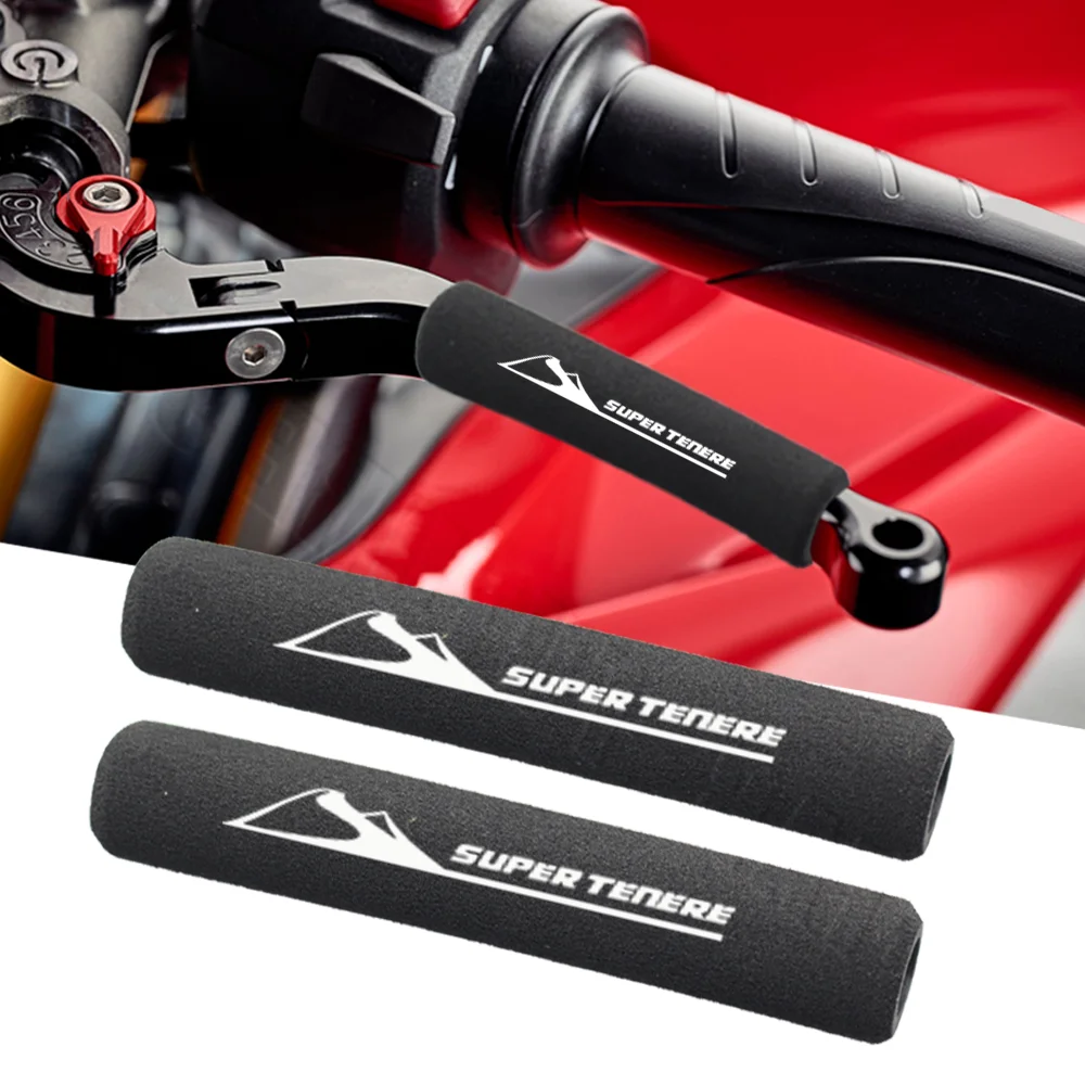 ​For  SUPER TENERE 2021 2022 2023 2024 2pc Motorcycle brake handle cover anti slip cotton protective cover