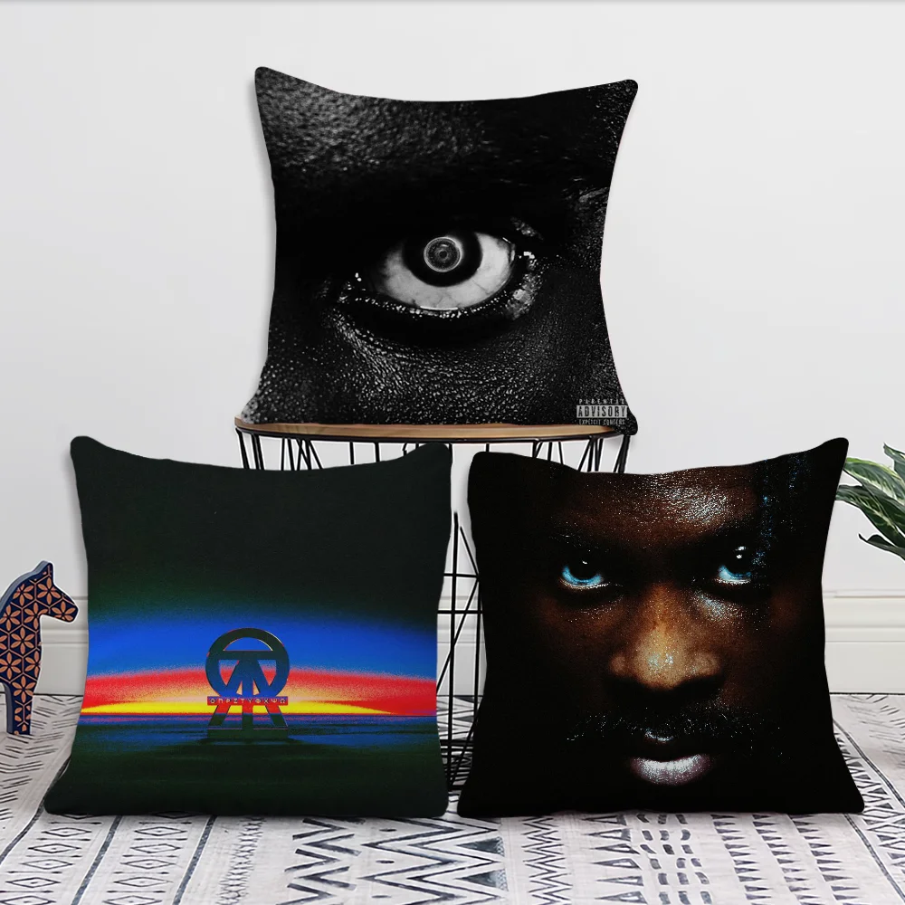 Rapper M-Music D-Damso Ipseites Pillow Case Square Cushion Room Bedroom Headboard Sofa Living Backrest Car Accessories Nap Time