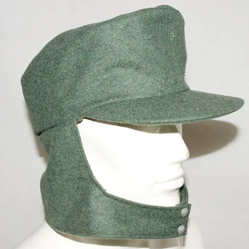 

GERMAN WH EM Soldier M43 PANZER WOOL FIELD CAP CLASSICAL STYLE PERFORM WWII HAT Military