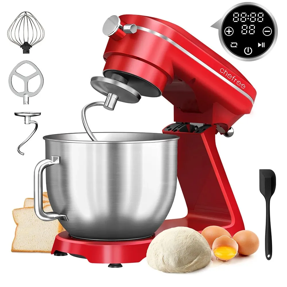 Chef 123 Processeur de cuisine professionnel M500, centre commercial, bol en acier inoxydable, 7 L,