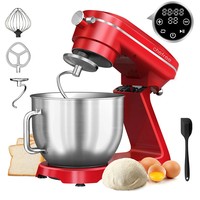 Chefree M500 Professional Kitchen Processor, Mixer, Stainless Steel Bowl, 7 L, with 10 Speed, 3 Mixers,