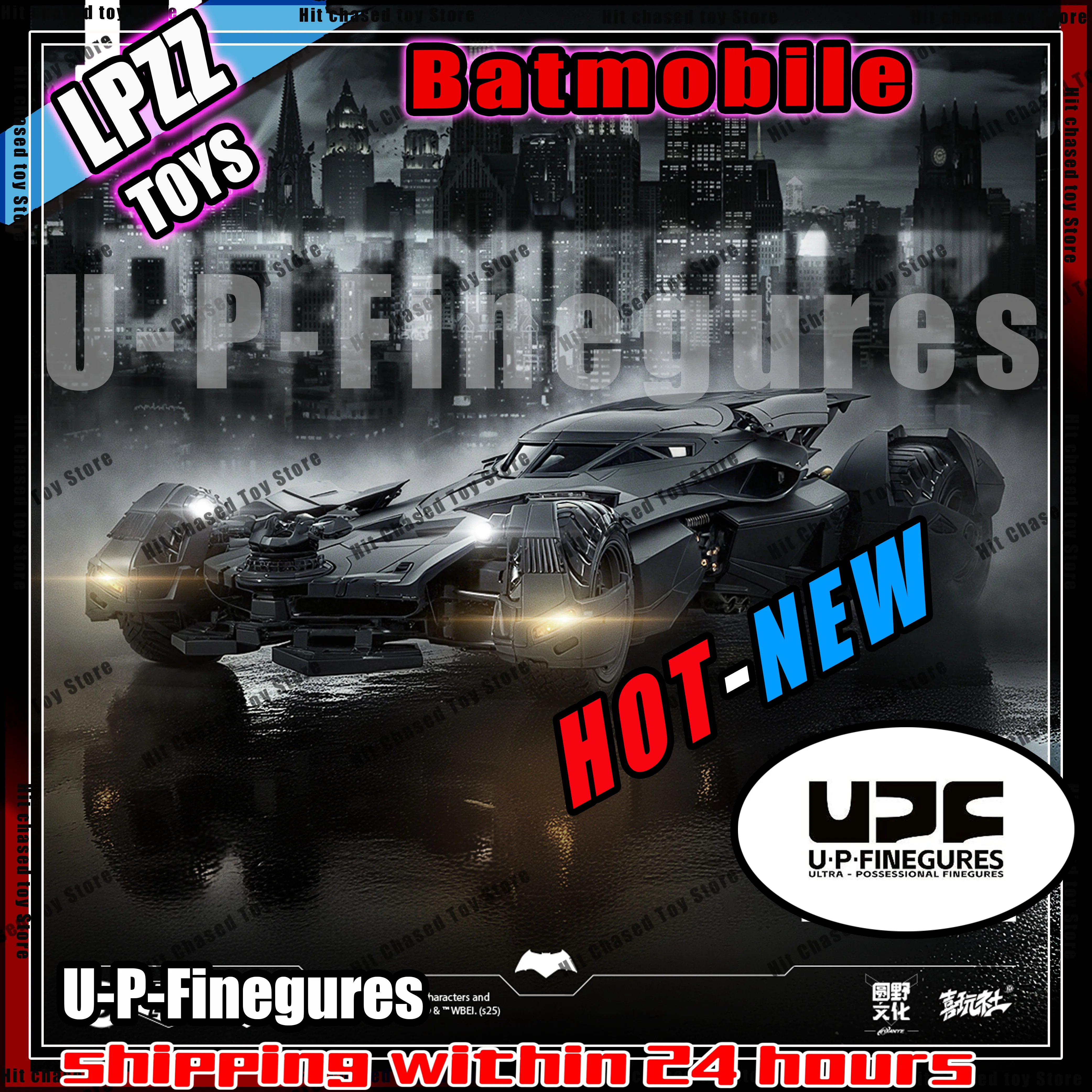 

Новый 1/12 U-P-Finegures LPZZ Бэтмобиль Bvs Бэтмен двусторонняя фигурка 50 см сборная фигурка модель статуя детские подарки игрушки