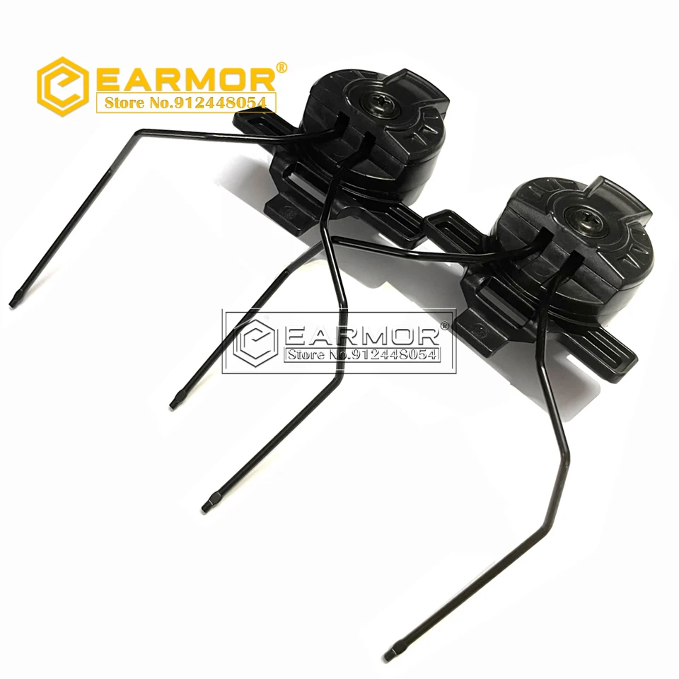 EARMOR Headset EXFIL Helmet TW3.0 Rails Adapter Attachment Kit Tactical Headphone Rail Adapter for TW3.0 Rail Helmet Accessories