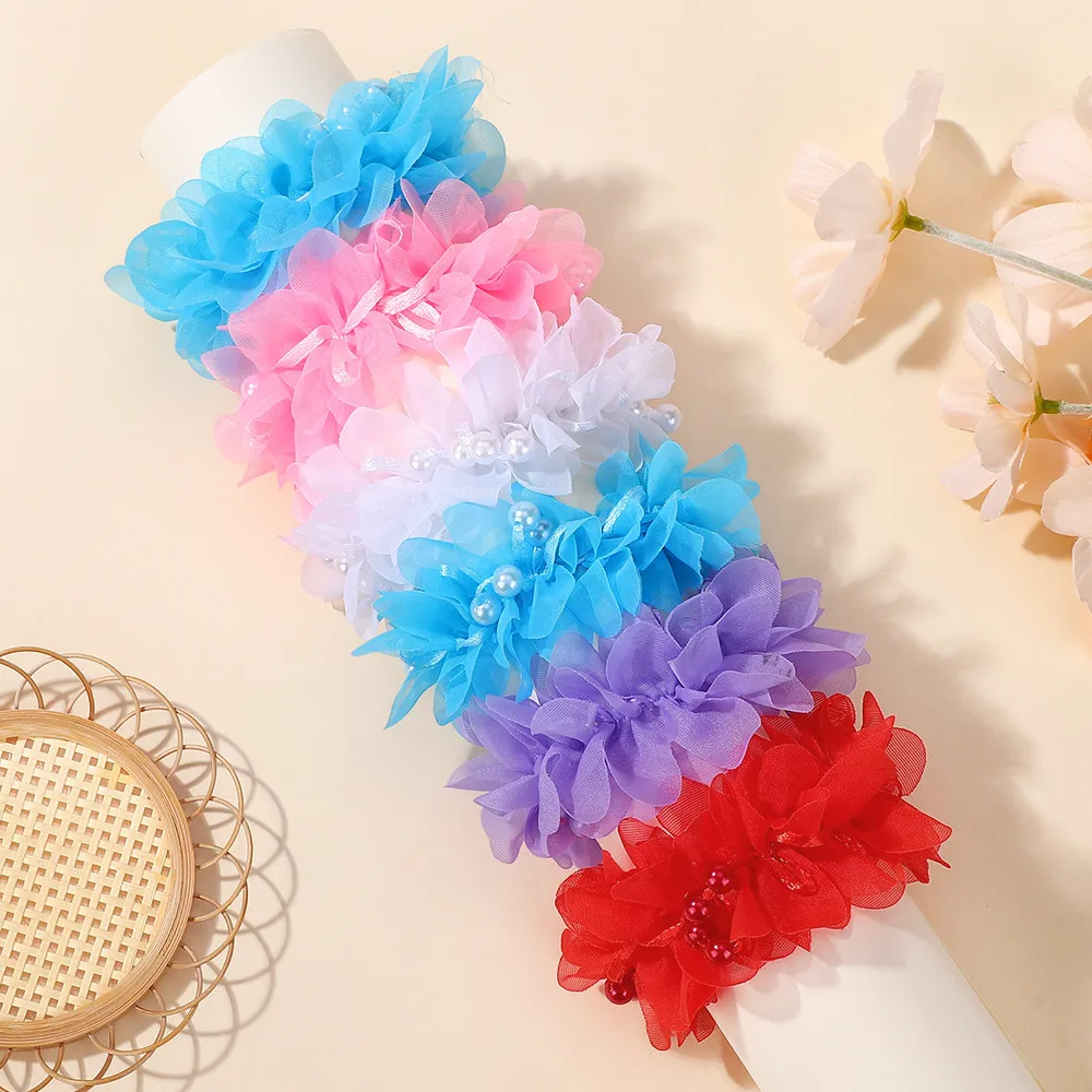 OPASKI DO WŁOSÓW Z WĘZEŁKAMI 2 SZT. Urocze, Słodkie Opaski Elastyczne do Codziennego Użytku, Wygodne i Modne Opaski dla Kobiet i Dziewcząt