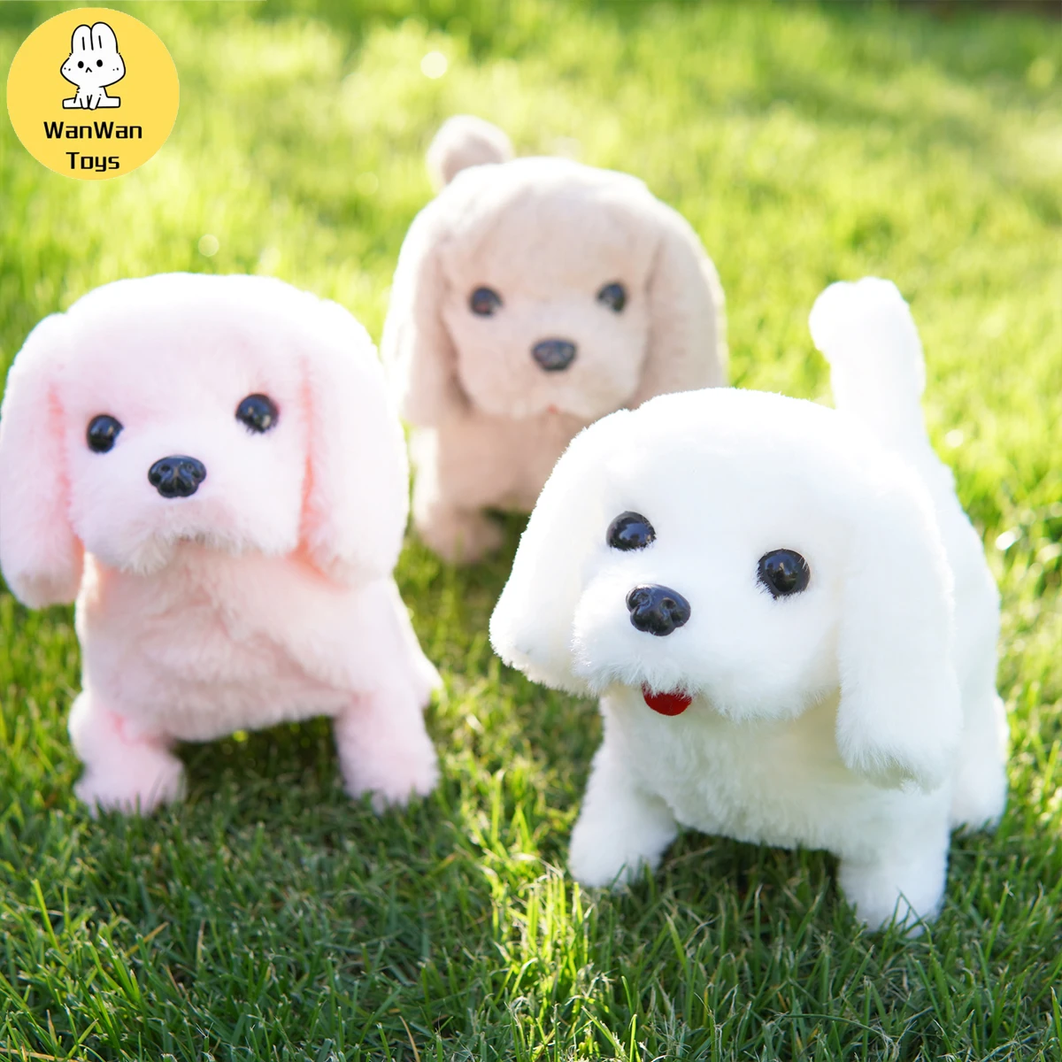 

Plush Toy Electric Voice Interactive Cute Puppy Children's Pet Doll Multi Color Choice Simulation Soft Plush Battery Toy 3+