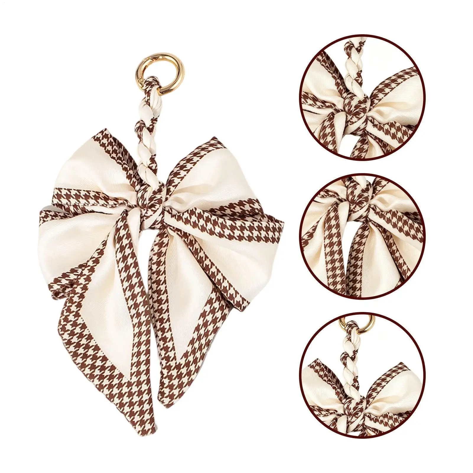 

Purse Decorations Cute Bow Shape Keyring Keychain Bag Charm For Women For Adults Wife Girlfriend Indoor Outdoor Traveling School