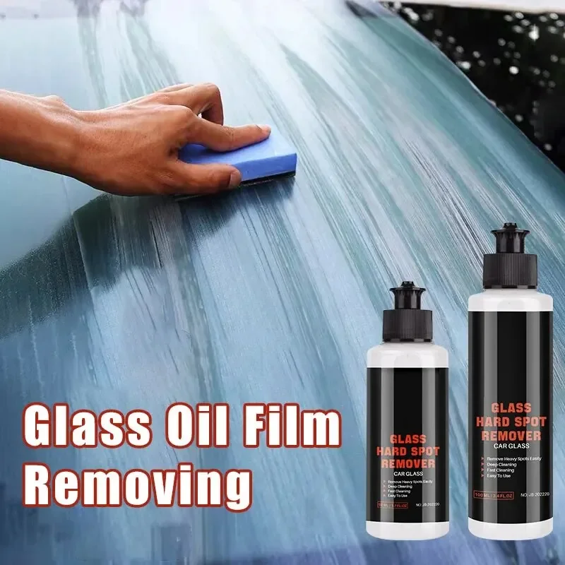 50ml/100ml Glass Oil Film Removing Paste Stripper Water Repellent Eliminates Coatings Window Cleaner NO.20