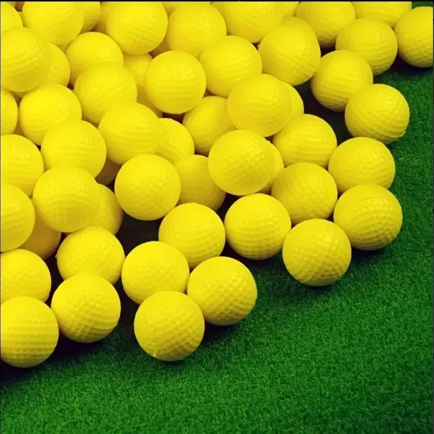 10 bolas de práctica de Golf de espuma, bolas suaves para entrenamiento en interiores o exteriores, ideales para mejorar las habilidades de Golf,