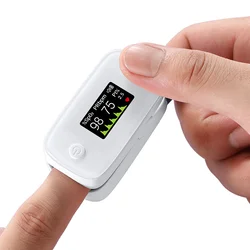 Pulse Oximeter with Fingertip Oxygen Meter, Compact Fingertip Pulse Oximeter - Blood Oxygen/Heart Rate Monitor -Athletic & Home