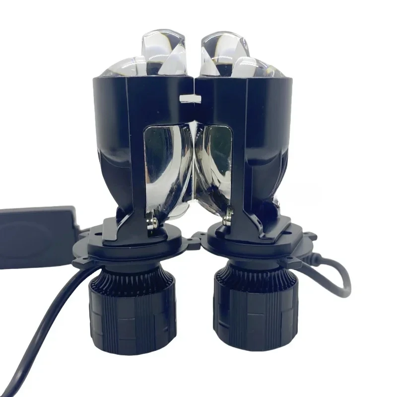 Super spotlight h4 projector lens h4 45w 4500lm auto accessories led headlights M01X H4  car accessories