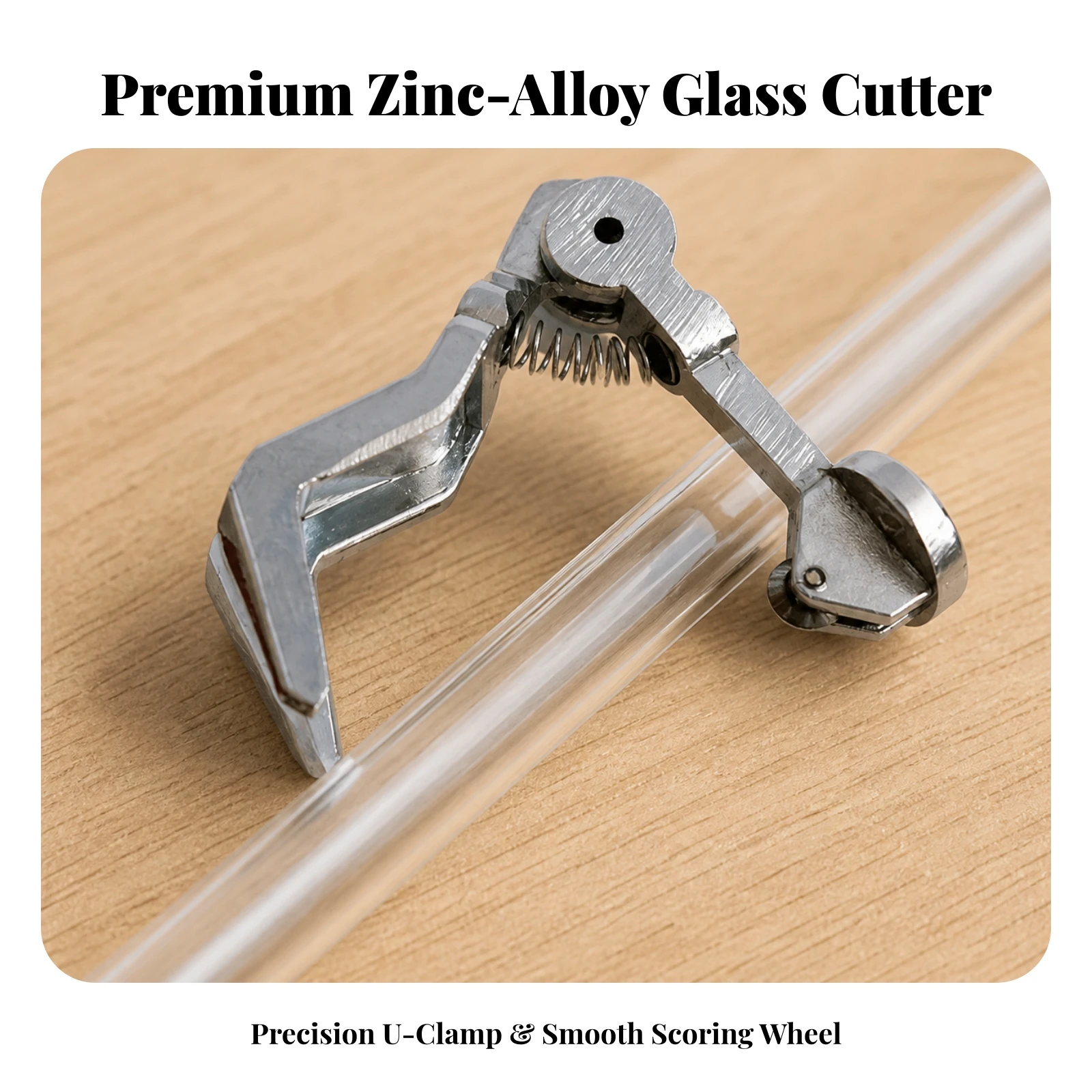 Glass Tube Cutter Portable Glass Tubing Cutter Tool Lightweight Manual for Professionals, Laboratory, Workshop