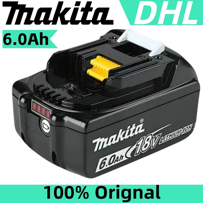 

Genuine Makita 18V Battery 6.0Ah, Batterie Makita 18V Lithium-Ion, ⚡Fast Charging, for All 18V Makita Power Tools