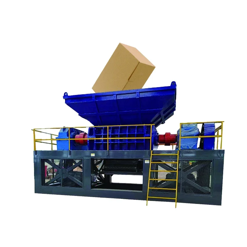 Factory Direct Sales Wood Pallet Cardboard Shredder Industrial Paper Shredder Crusher Machine For Iron And Steel