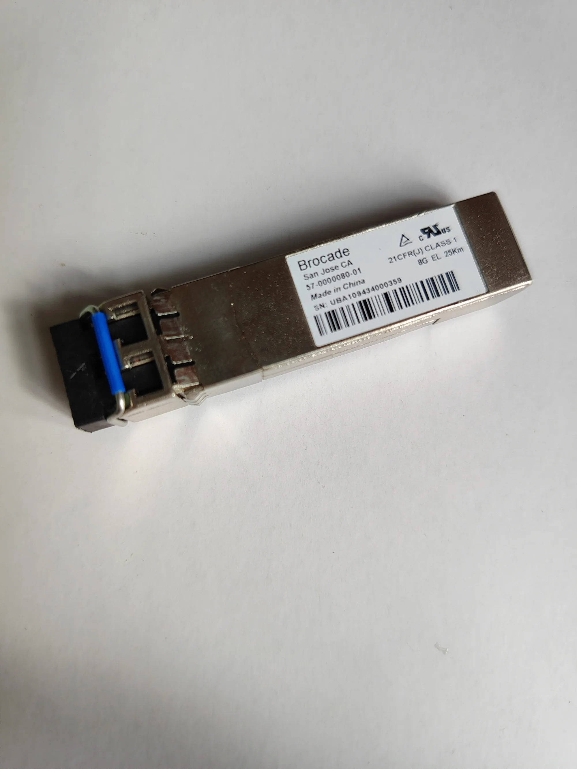 

1PCS brocade 57-0000080-01 8G 25km LW SFP+ Brocade 6510,6505,5300,5100,300,Encryption Single Module Optical Fiber Transceiver