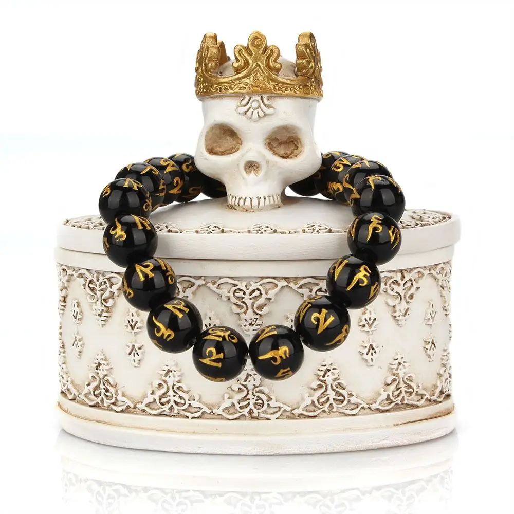 

Creative Jewelry Storage Box Vintage Durable Trinket Box Handicrafts with Crown Desktop Ornaments Trinkets Ornaments