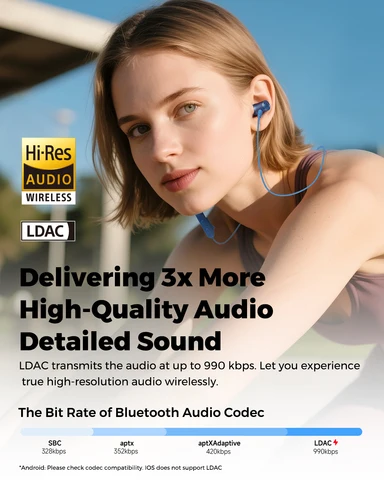 SoundPEATS Q40 HD Беспроводные спортивные наушники