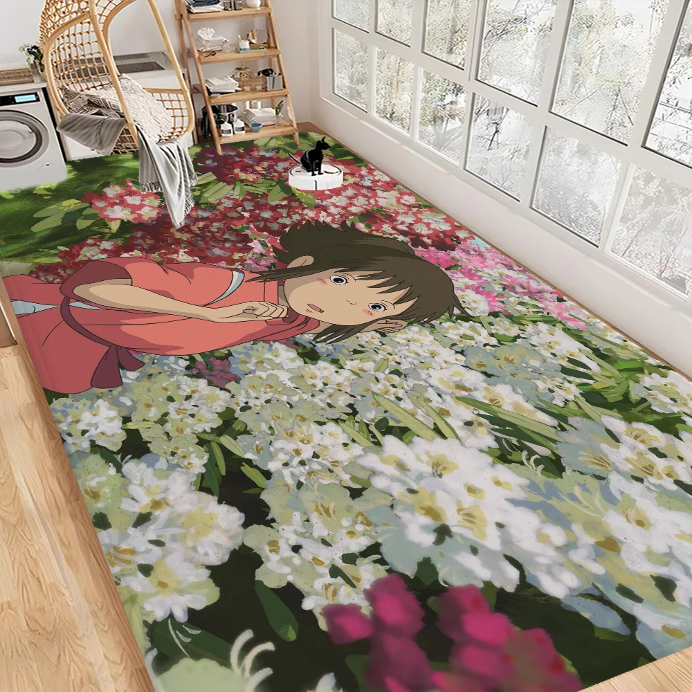 Anime Studio G-GhibliS Entrance Door Mat Washable Non-Slip Living Room Sofa Chairs Area Mat Kitchen Welcome Doormat