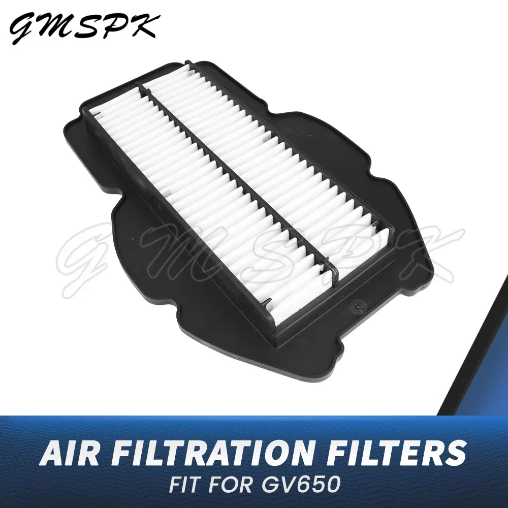 Motorcycle Engine Air Filter 650cc Air Intake Filter Cleaner Element Fit for HYOSUNG GV650 QH650 GV 650