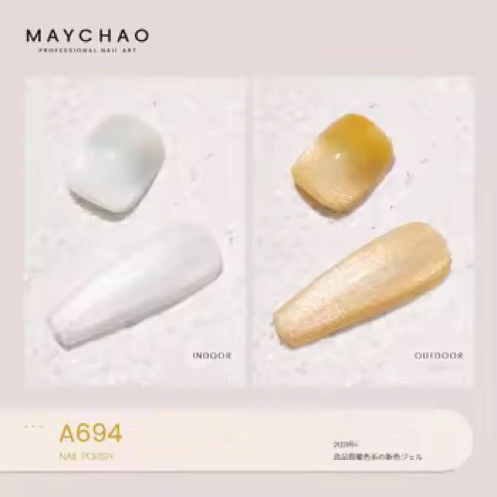 MAYCHAO Gold Cat Магнитный гель-лак для ногтей 9D Лазерный алмазный блеск Cat Eye Gel Полуперманентный замачиваемый УФ-светодиодный лак