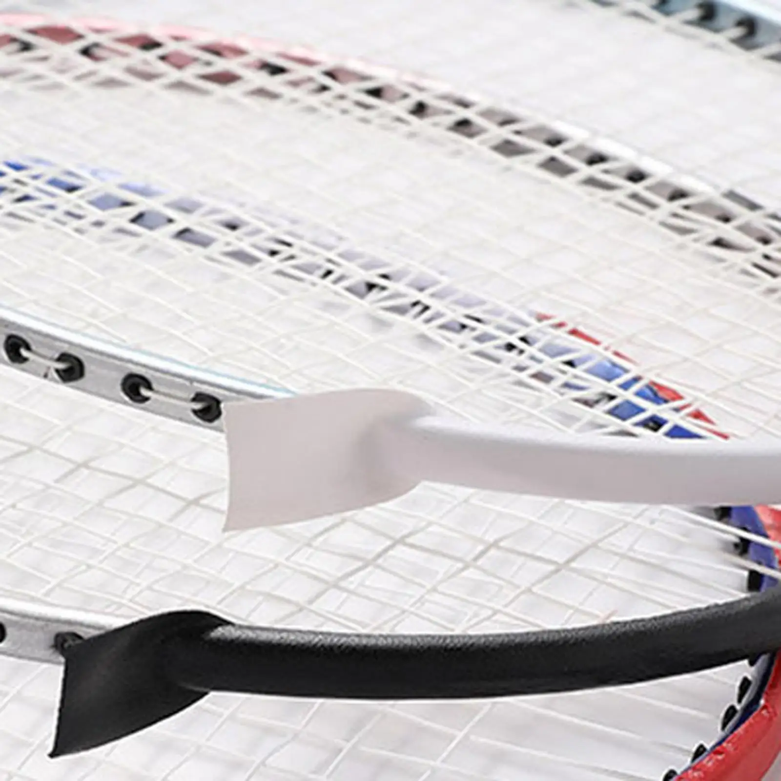 Racquet Frame Protection Tape PU Durable Universal Sticker Soft Head Guard for Tennis Badminton Squash Rackets