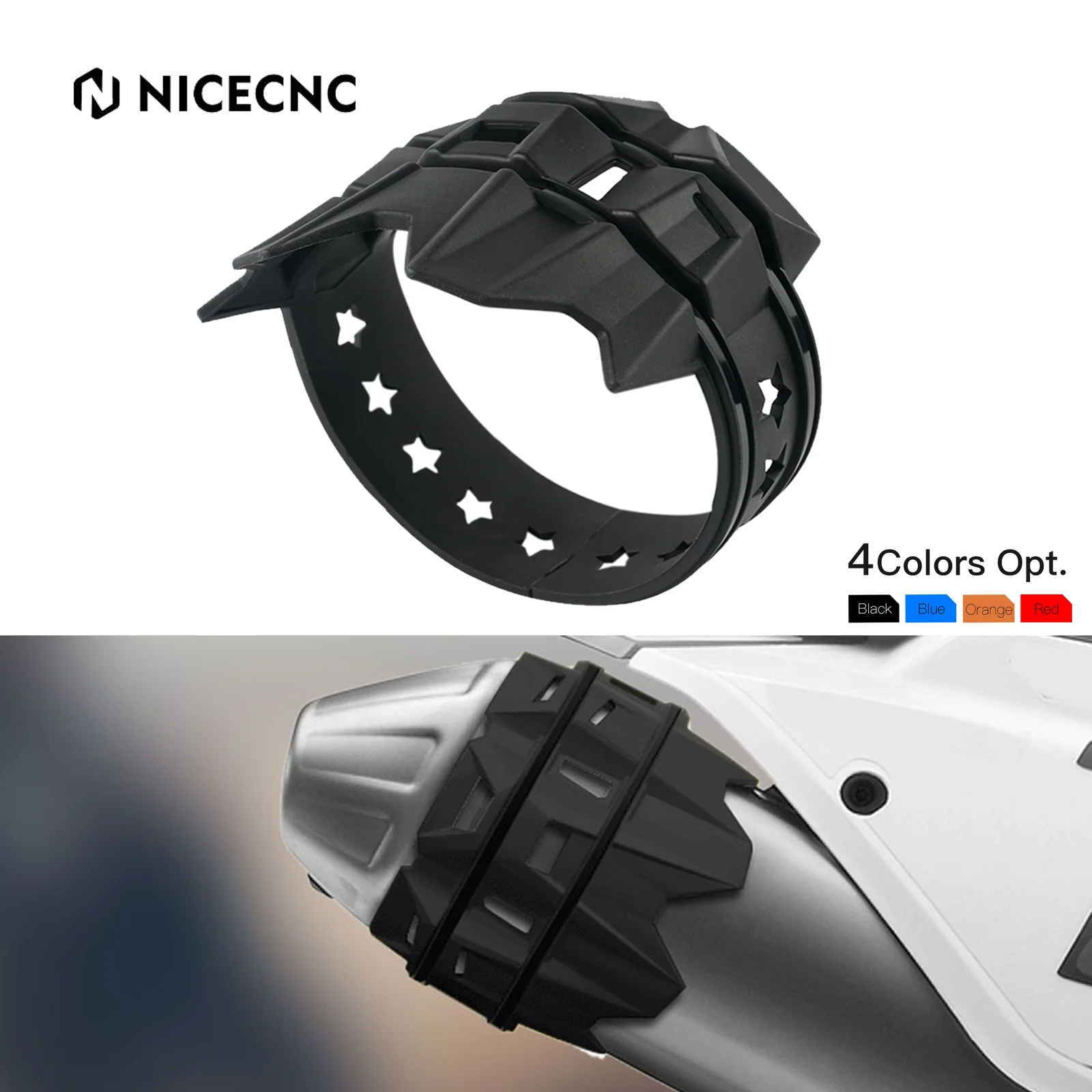 

For KTM EXC 300 EXC 250 EXCF 350 EXC 450 SX 125 SXF 250 SXF 450 XC XCF XCW XCFW TPI Six Days Exhaust Tail Muffler Pipe Protector