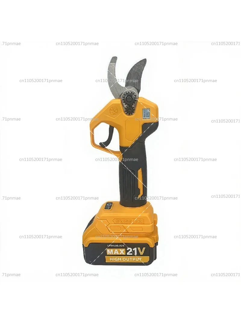 Professional Cordless Pruning Shears, Brushless Lithium Battery Powered Branch Saw, Extended Reach Tree Trimmer for Garden