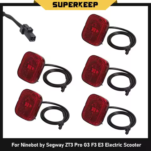 Rear Brake Light LED Lamp Rear Taillight for Ninebot by Segway ZT3 Pro G3 F3 E3 Electric Scooter Brake Light Parts Accessories