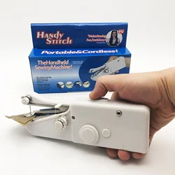 Portable Handheld Sewing Machine CS-101B, Low Noise, Battery & AC Power, Easy to Use for Quick Repairs, Compact Size