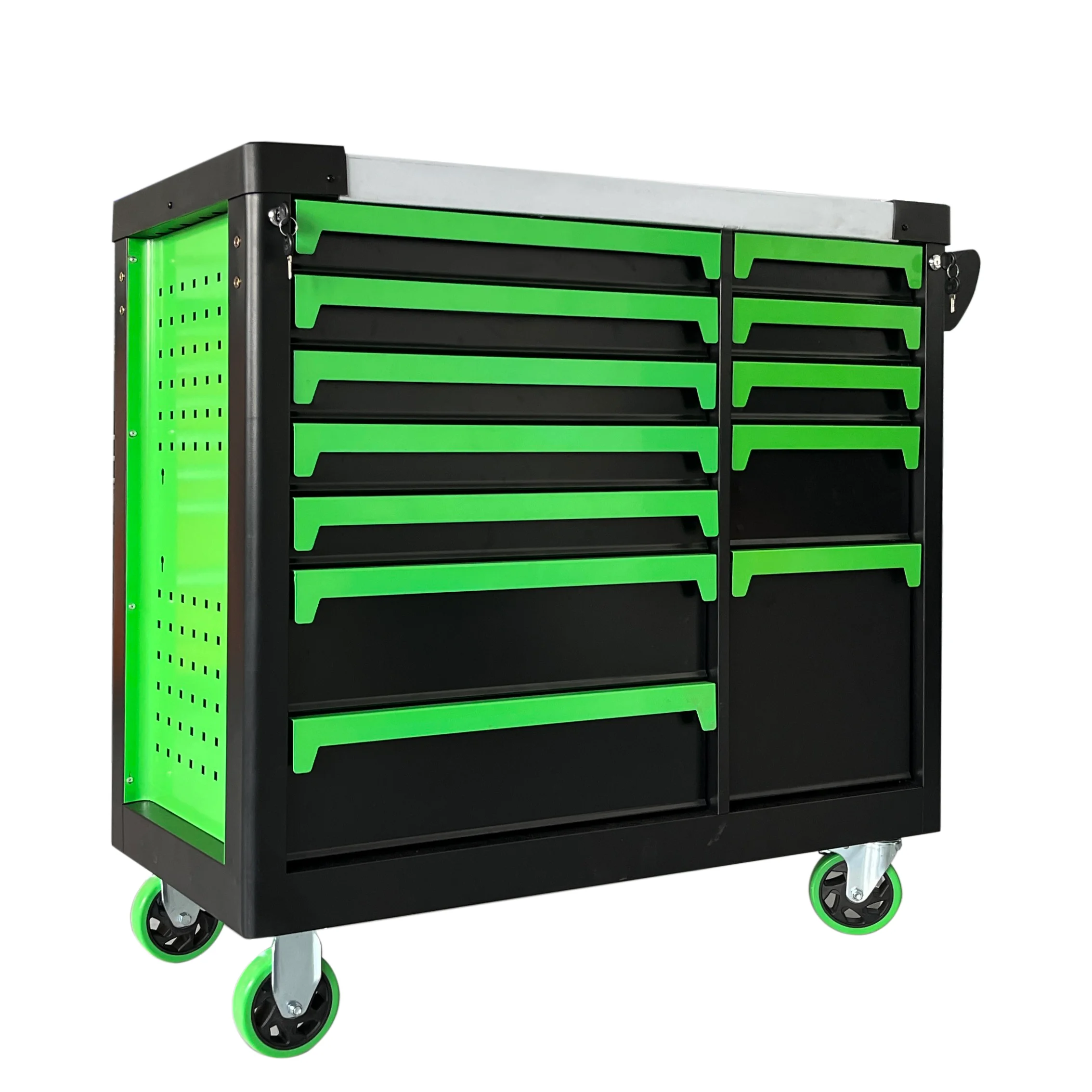 2026-12 Drawers Tool Cabinet Empty Cabinet Tool Trolley