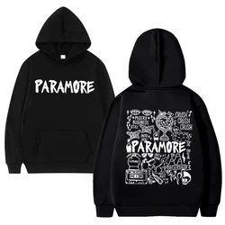 Gran oferta Paramore band Doodle Art Tour álbum Sudadera con capucha hombres mujeres vintage ropa de calle de gran tamaño Unisex polar sudadera de manga larga