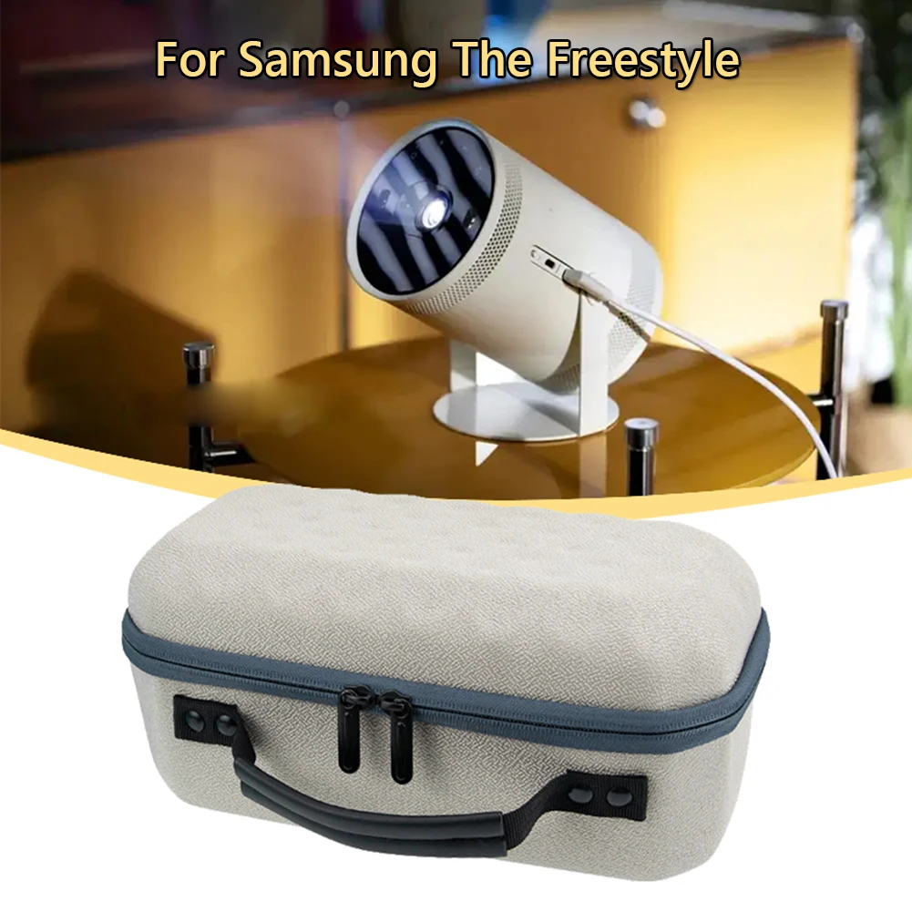 

Dustproof Travel Carry Case Projector Storage Bag for Samsung The Freestyle Protect Box EVA Hard Case Portable Bag Accessories