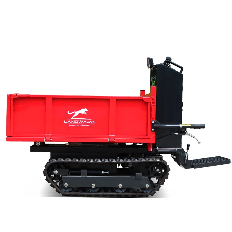 

Farm Use Self-Propelled Mini Dumper Truck 500 KG Wireless Remote Control Transport Truck Electric Crawler Transporter Customized