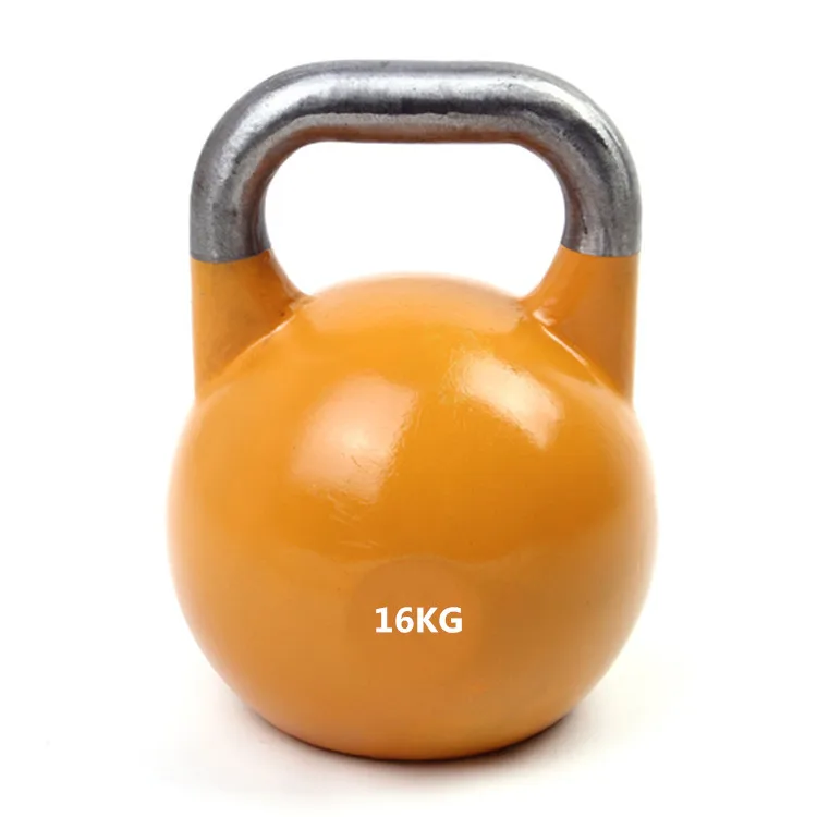 Top Quality Kettlebell, Polished Steel Handle, Home Gym Equipment, Competition Grade, 10-40kg Options