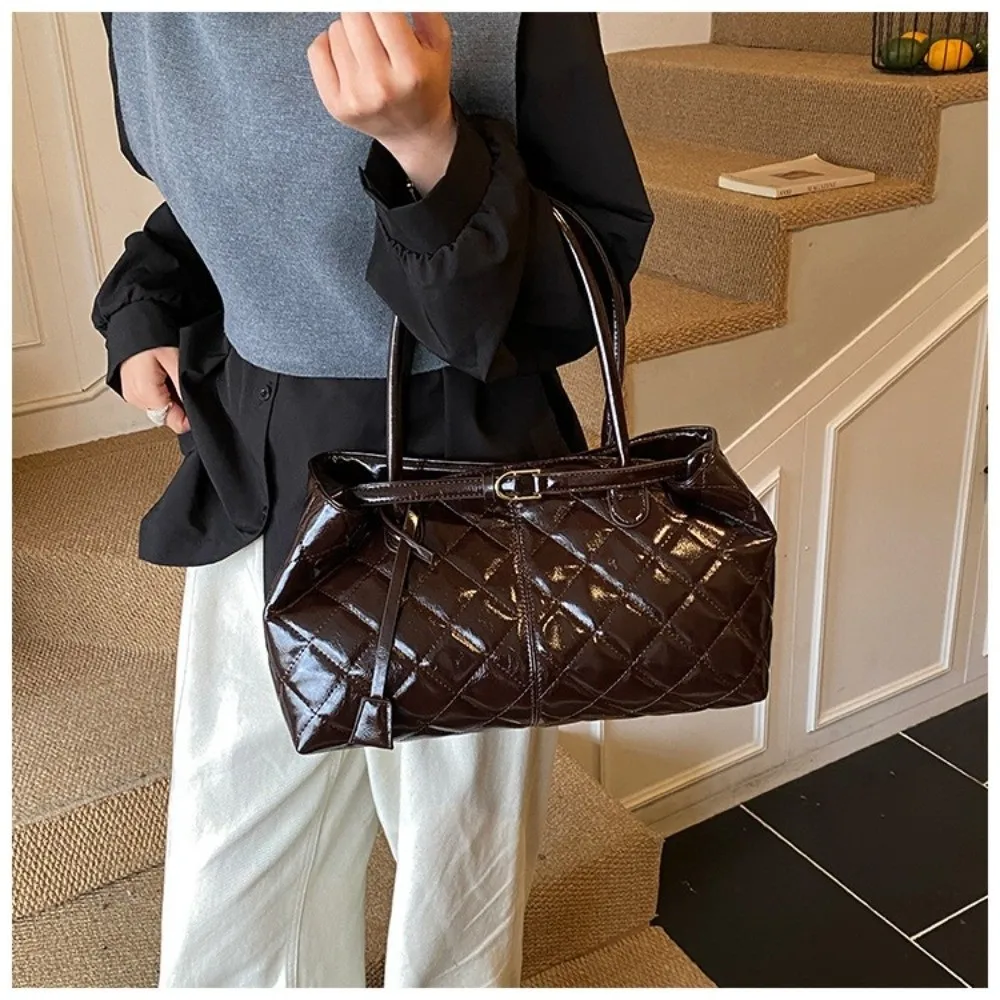 جديد النفط بو الجلود حقيبة يد سعة كبيرة متعددة الوظائف حقيبة كتف عادية حمل حقيبة العمل التسوق السفر