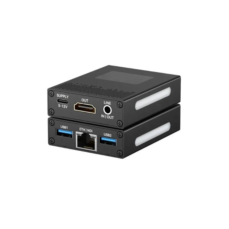 Link Pi UVC2 2-way USB Encoder/Decoder 4K30fps NDI/ SRT H.265 Encoding UVC To HDMI Dual Camera Access Support Monitors Streaming