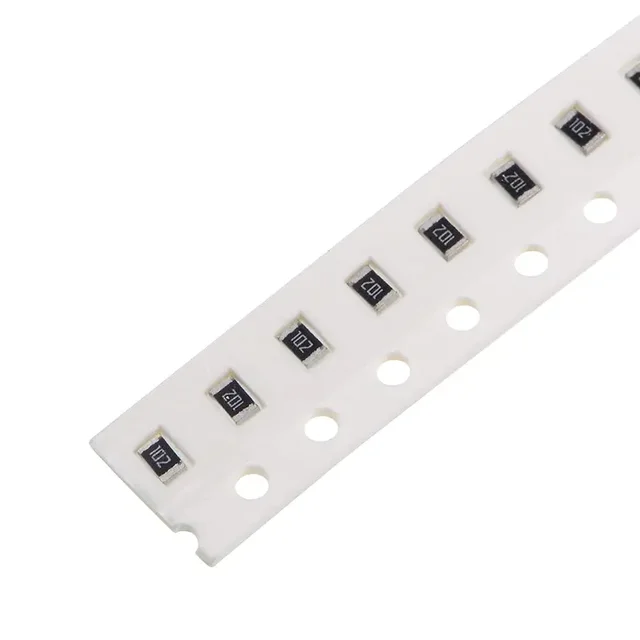 100szt 1% 0805 SMD Rezystor chipowy 0R-10M Rezystory stałe 0R 1 10 47 100 150 220 330 ohm 1K 2.2K 10K 100K 220K 510K 1M 2M 5.1M 10M