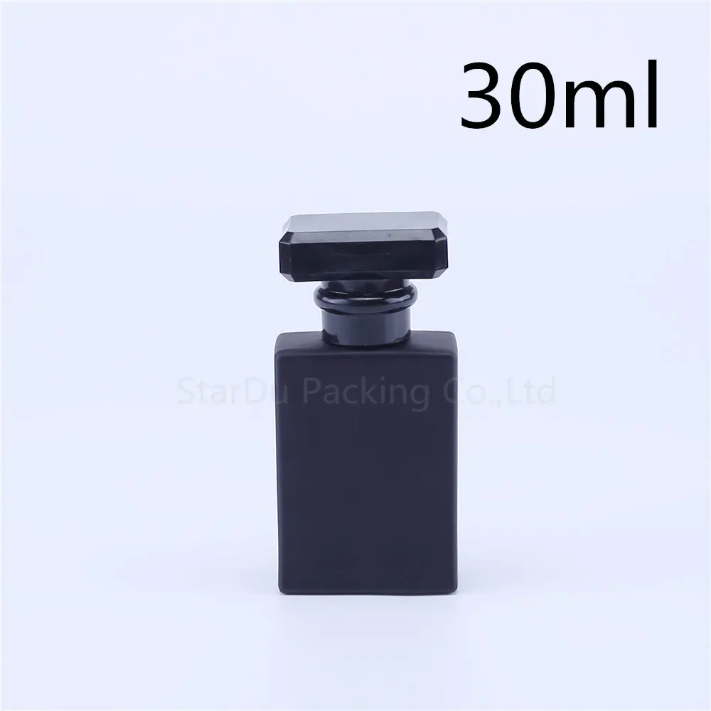 3pcs 30ml Black Refill Glass Spray Refillable Perfume Bottles Glass Automizer Empty Cosmetic Container For Travel