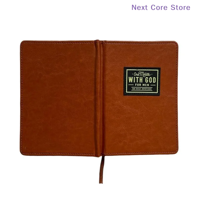 One Minute WITH GOD For Men, 365 Days Of Daily Prayer Brown Book, Bible Prayer Tracking Diary image 5