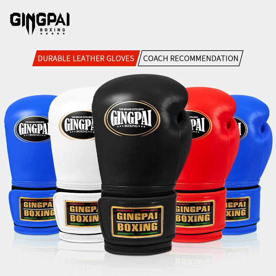 

6/8/10/12 унций детские женские/мужские боксерские перчатки Sanda Sparring Муай Тай ММА каратэ тренировочные перчатки для кикбоксинга Boxe De Luv ﻿