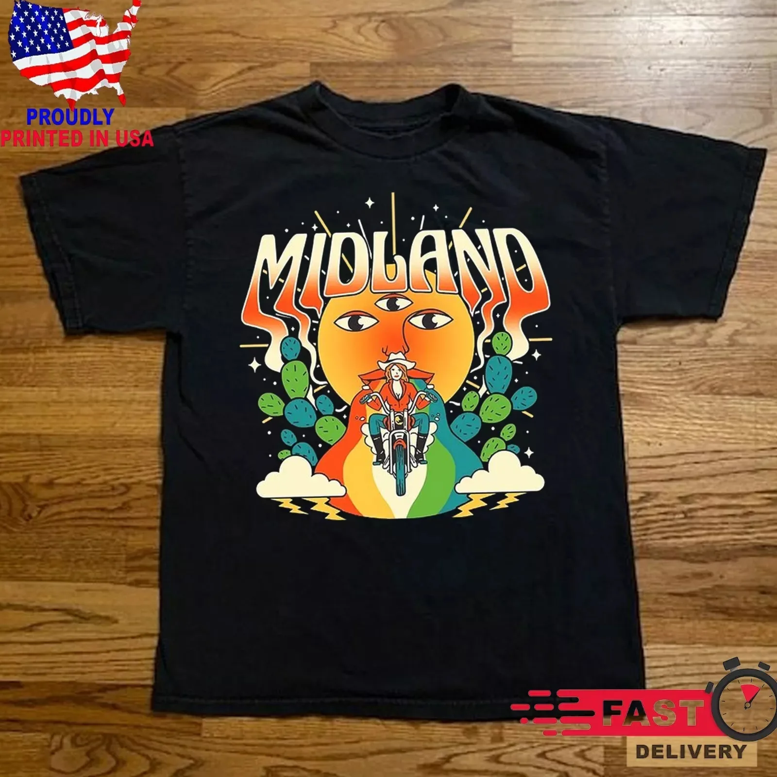 New Popular Midland shirt Short Sleeve Men S-5XL Tee QN1094