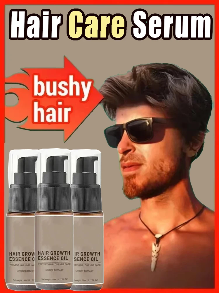

Hair Growth Serum Spray Ginger Anti Hairs Loss Care Products Repair Nourish Hair-Roots Fast Regrowth Hairs Beard Growth Protect