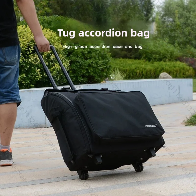 Accordion Concertina Bag with Adjustable Straps Professional Musical Instrument