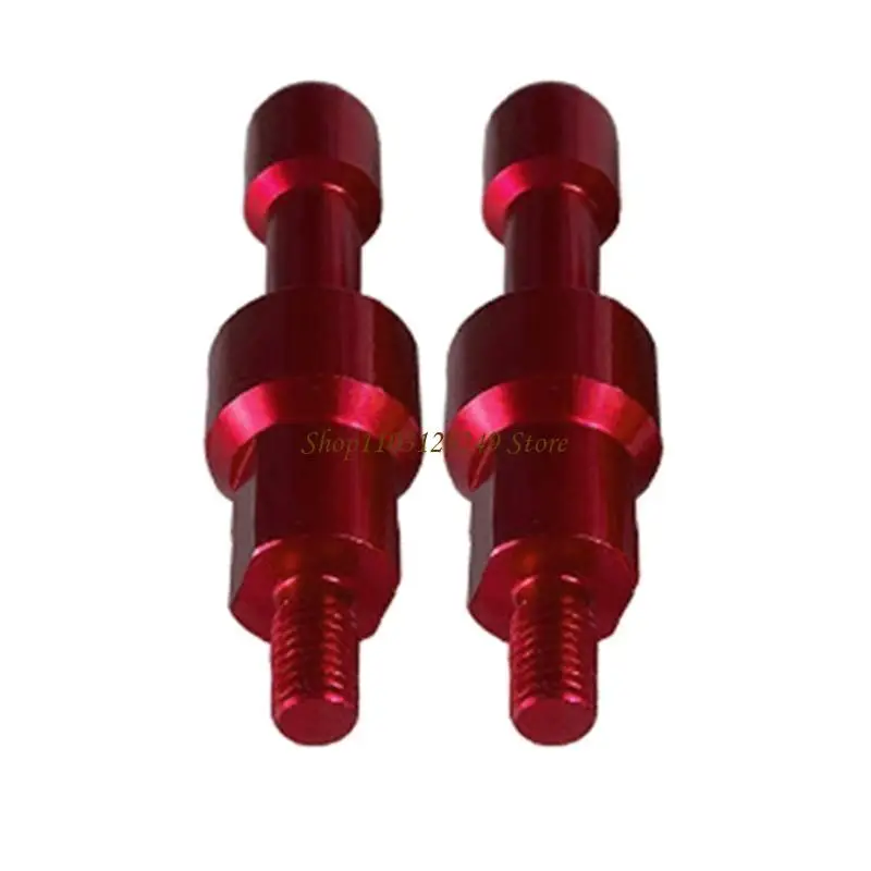 N5KD Mirror Hole Plugs Screw Aluminum Alloy Easy Fixing for Motorbikes 1 Pair
