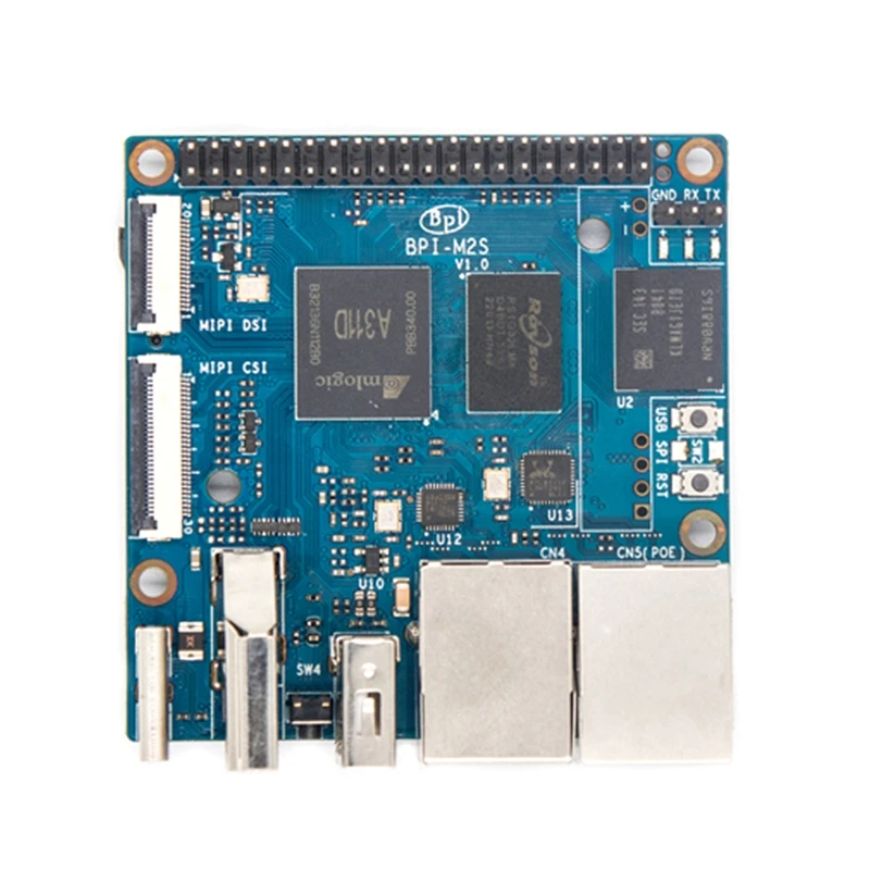 For Banana Pi BPI-M2S Open Source Development Board A311D Hexa-Core 4GB LPDDR4 RAM 16GB EMMC Development Board