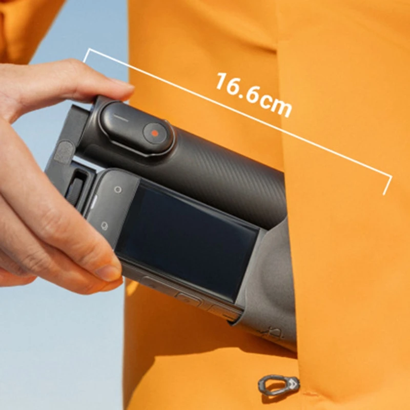 ل Insta360 X4 X3 طوي 2 في 1 Selfie عصا ترايبود 1/4 "جبل التحكم عن بعد قبضة عصا ل Insta 360X4 الملحقات